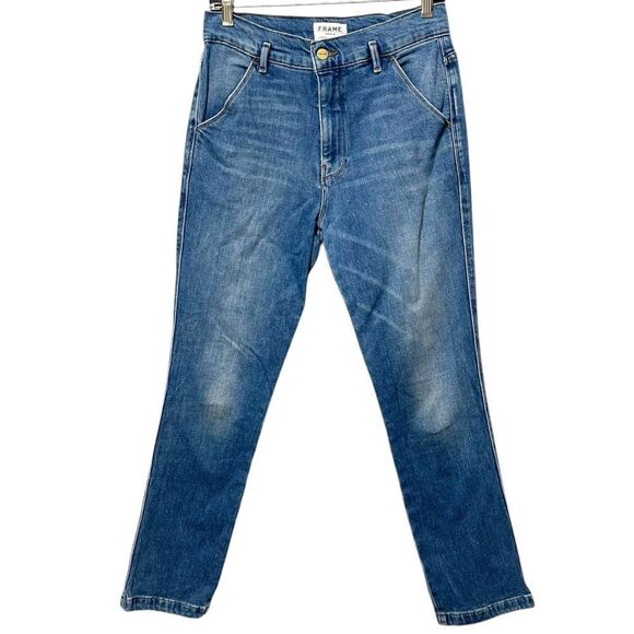 FRAME Le Slender Straight Leg Jeans in Thistle 28 - Picture 10 of 11